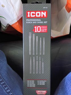 ICON 10-Piece Professional Punch and Chisel Set