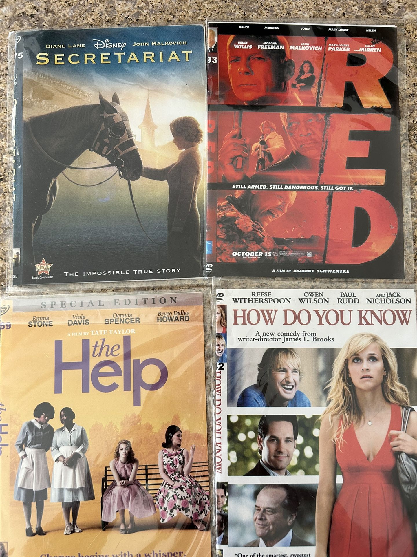 15 movie DVDs
