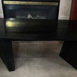 Porter Designs Dali Black Coffee and End Table 