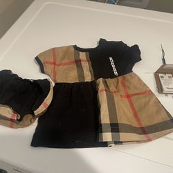 New With Tags Burberry Kids Dress