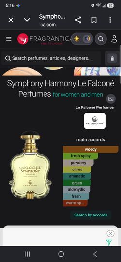 Symphony Harmony Le Falconé Perfumes for women and men