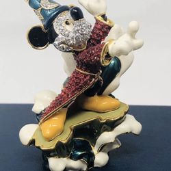 Disney Arribas Brother Fantasia Mickey Mouse Swarovski Crystals figurine