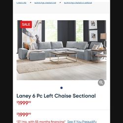  NEW Sectional And bed Frame