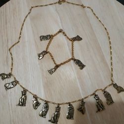 Women's Necklace And Bracelet