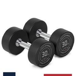 titan 30lb urethane dumbbells