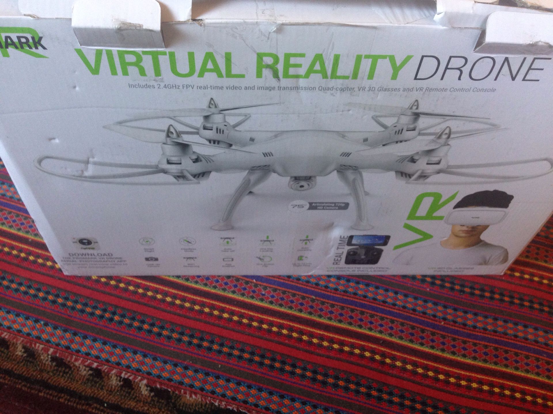 Virtual reality drone