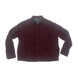 Vintage Ralph Lauren plaid inner bomber jacket  Zip up High quality , Corduroy collard , plaid inner lining men’s jacket  Aka golfing jacket  Size xl 