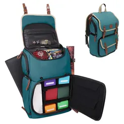 Enhance: Designer Edition Trading Card Storage Backpack Green (QTY 1)