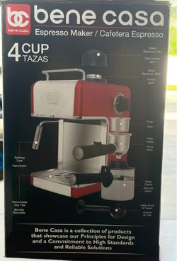 Bene Casa 4-Cup Espresso Maker – NEW & Unused ☕