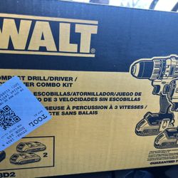 XR Brushless Compact Drill/Driver/3speed/impact Driver Kit 20V Battery