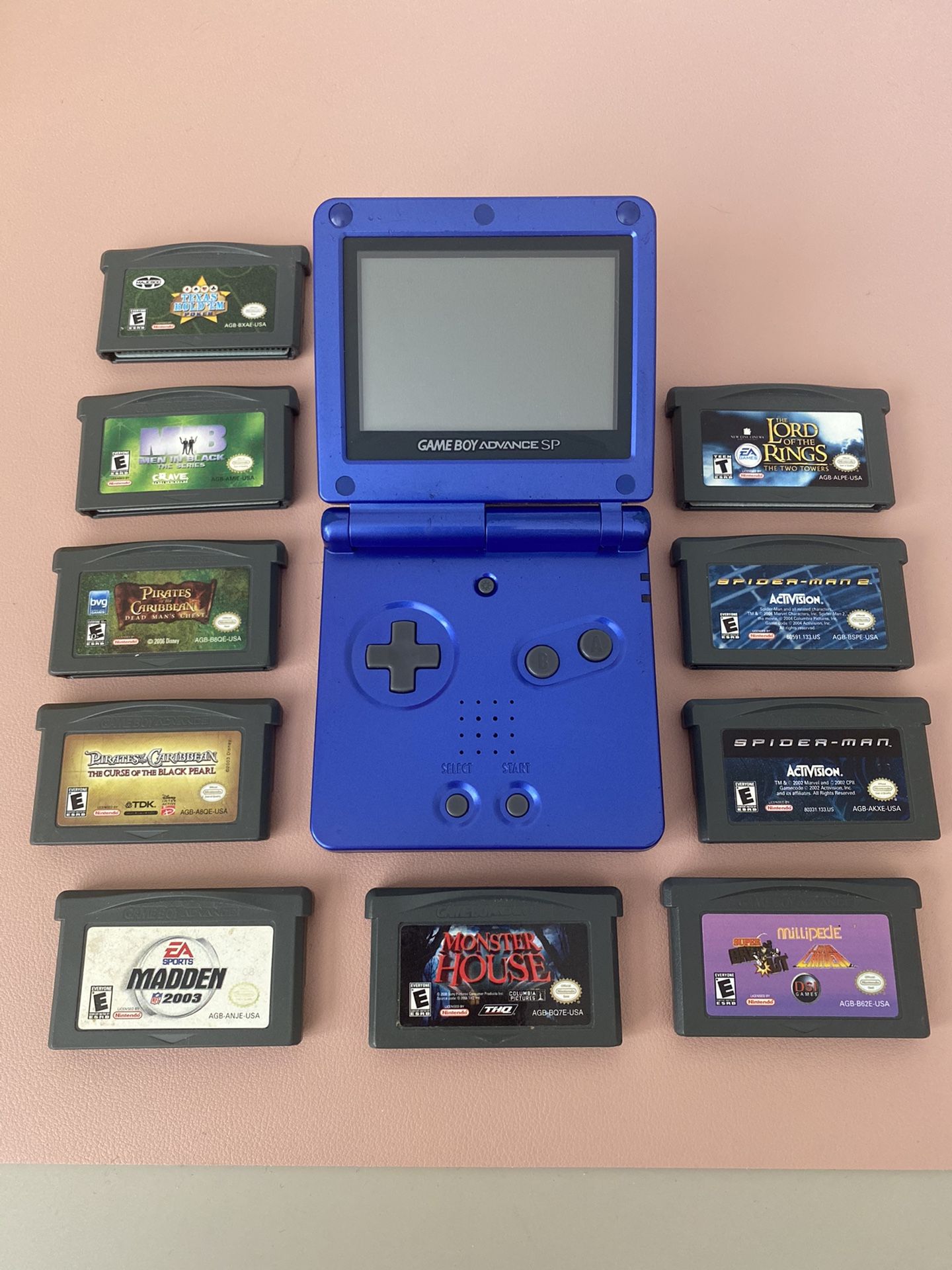 Gameboy SP Bundle W/charger