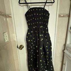 (S) A New Day Maxi Lemon Dress