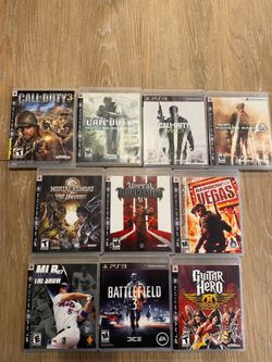 PlayStation 3 game lot