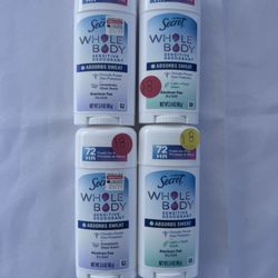 Secret Whole Body Aluminum Free Deodorant