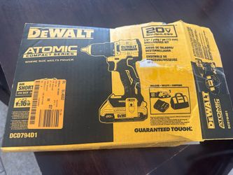 The DEWALT ATOMIC DCD794D1 is a compact yet powerful cordless drill/driver designed for DIY projects, home repairs, woodworking, and light-to-medium j