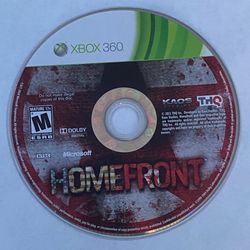 Microsoft Xbox 360 Homefront Loose Disc Only (tested It Works!)