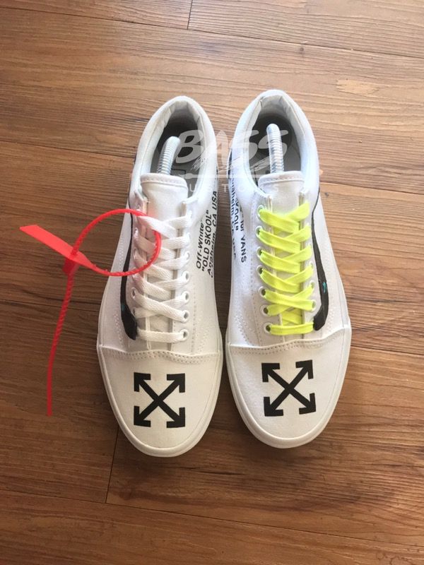 Off white Old Skool Vans (Supreme, Bape, Yeezy)