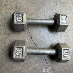 10 pound dumbbells
