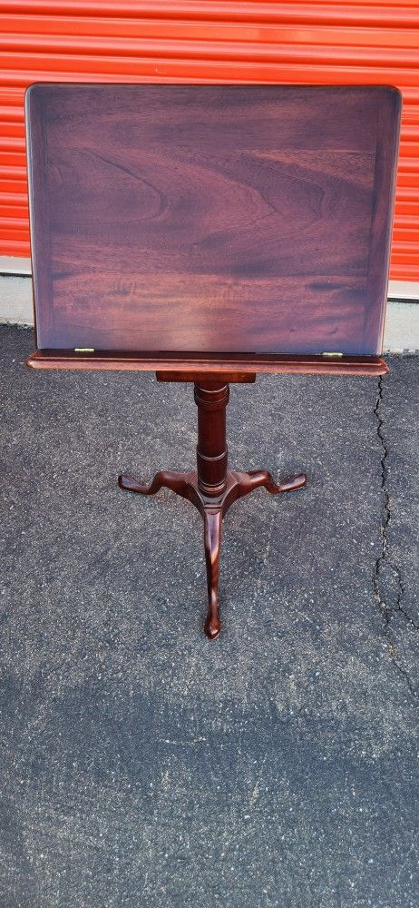 Walnut Music Stand with Adjustable Angles