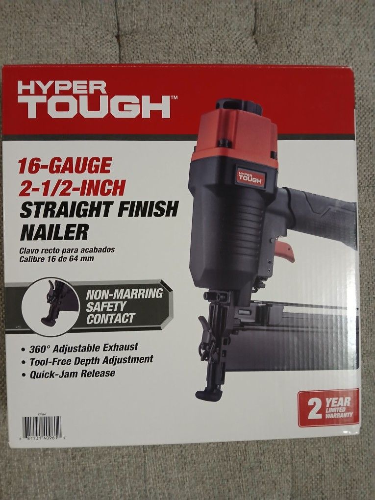 New Hypertough 16 Gauge 2.5in Brad Nailer