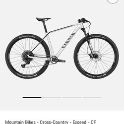Canyon Exceed C5 (size small) Mountain Bike Cross Country.
