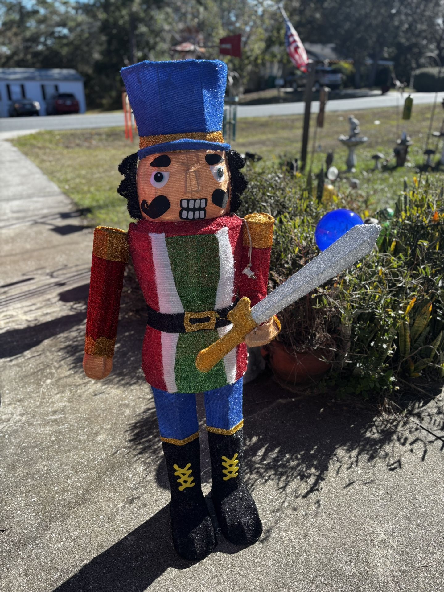 Large Light Up Outdoor Nutcracker