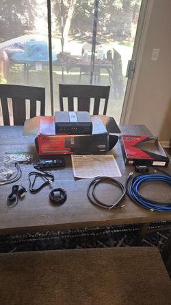 Kicker Car Amplifier with Wiring Kit and Accessories