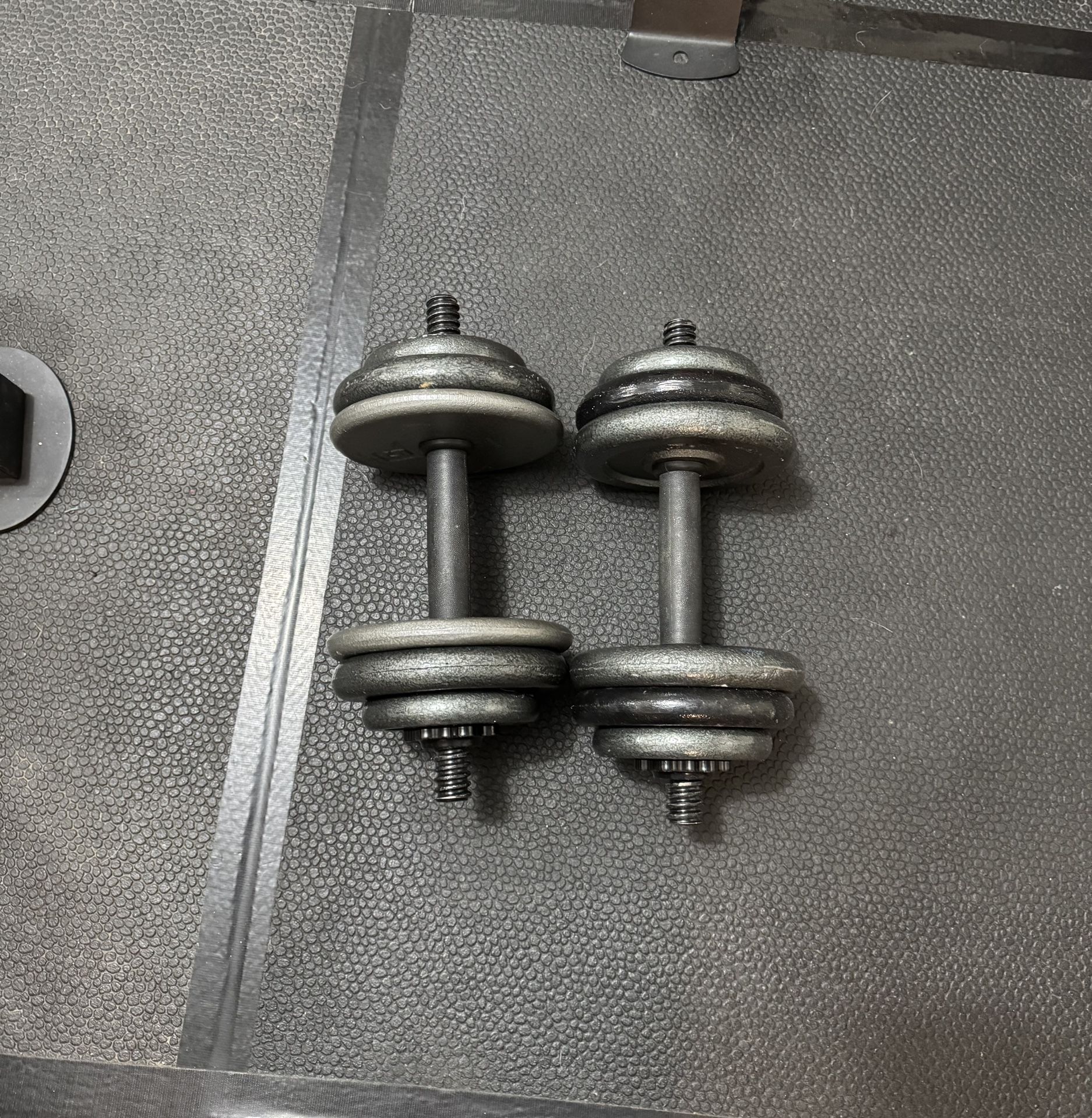 Adjustable Dumbbells (35 lbs X2)
