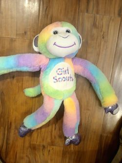Girl Scout Plush Stuffies, Lot Of 2 Monkey And Pony
