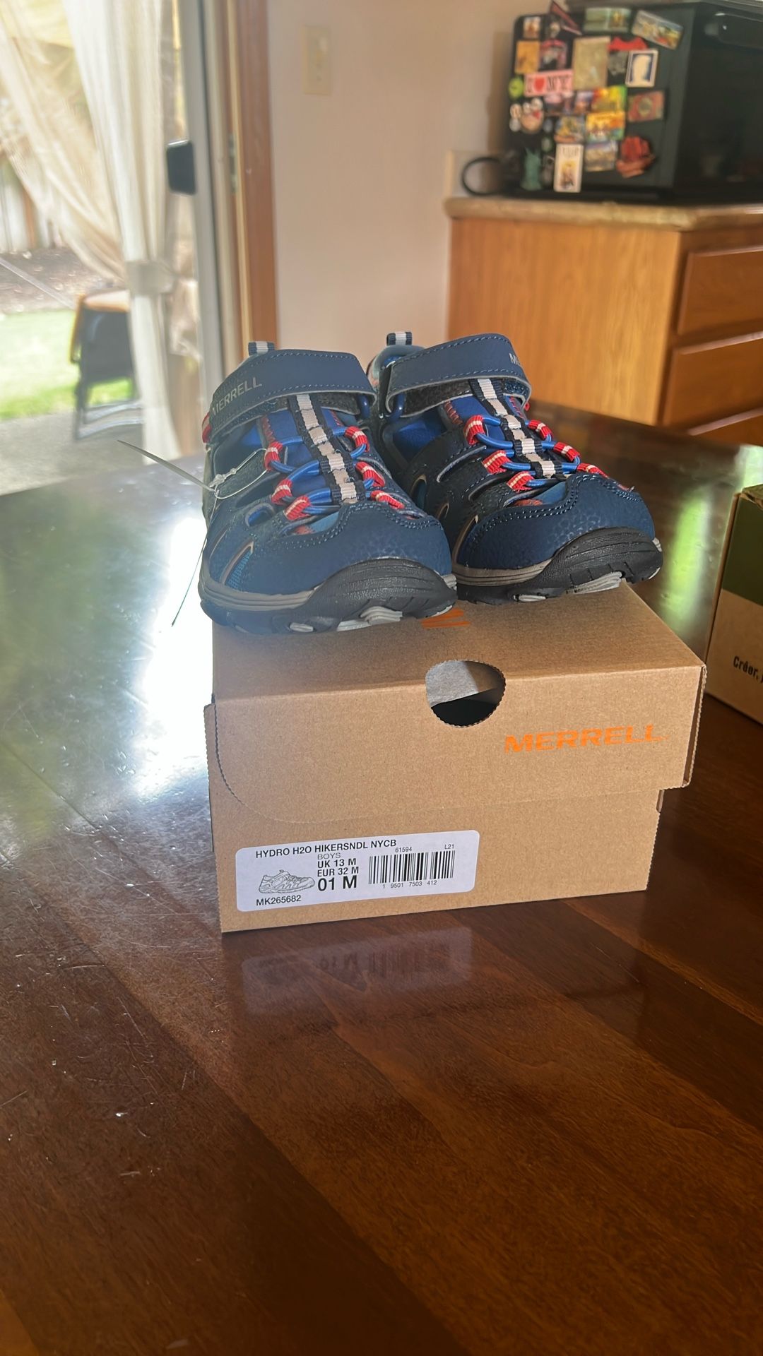Merrell Kid's Hydro H2O Hiker Water Sandal Sport Size 1 New