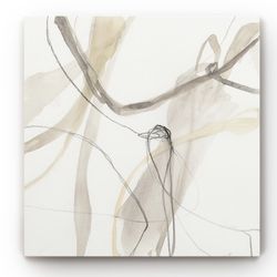 Brand New Neutral Momentum III " Painting Print [32" x 32"]