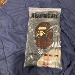 Bape plaid Tee black