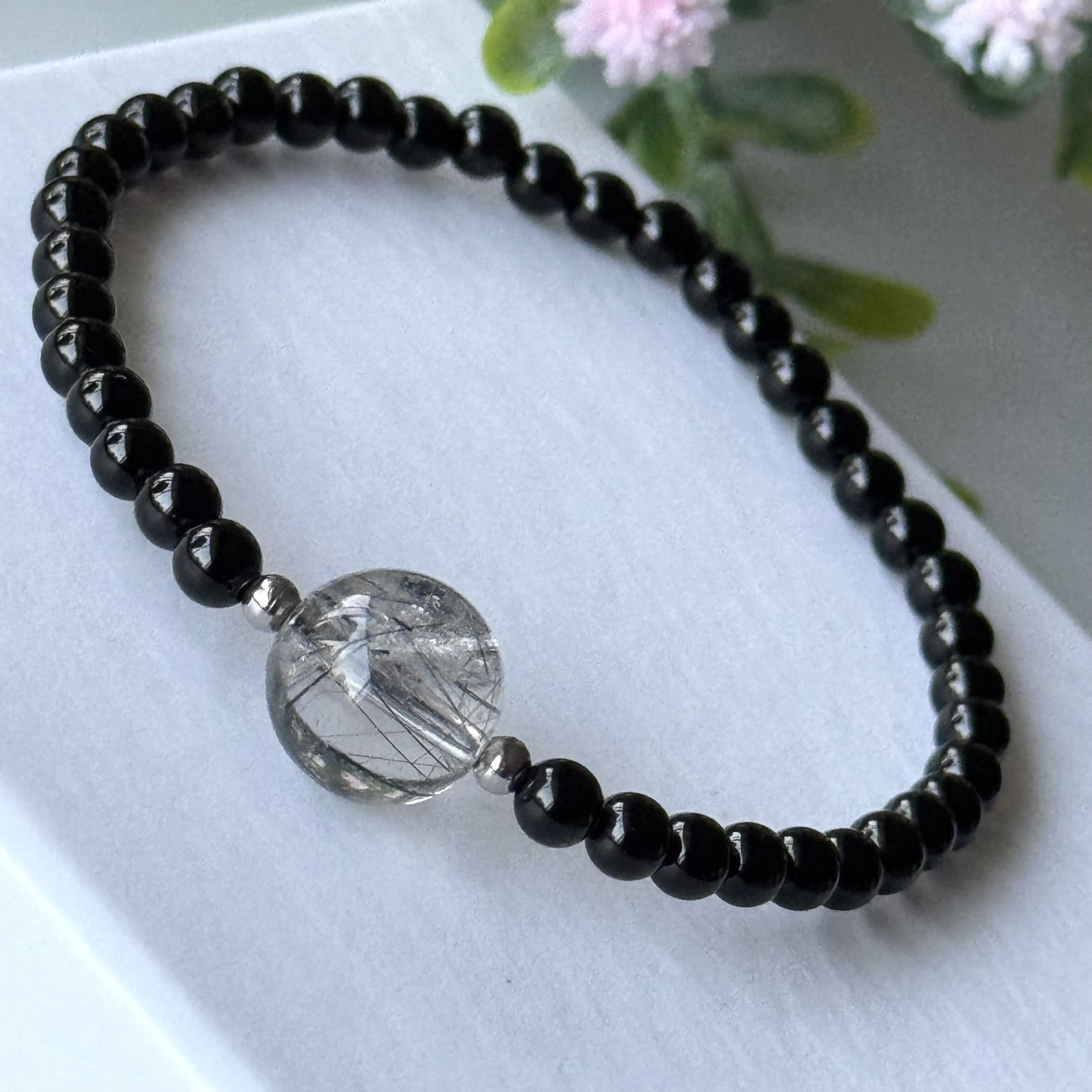 Black Tourmaline & Black Rutile