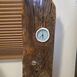 Antique Clock And  USB Connector 