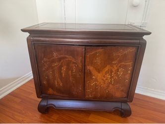hand carved chinese sideboard