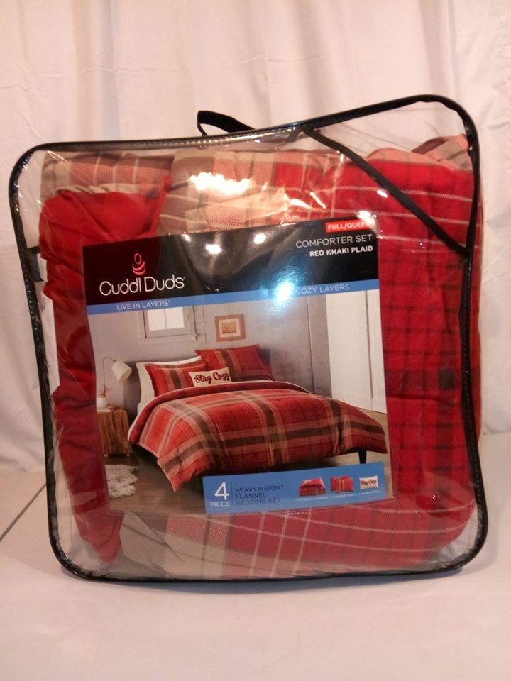 Full / queen cuddl duds comforter set