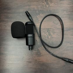 Audio-Technica AT2020 Large-Diaphragm Condenser Microphone