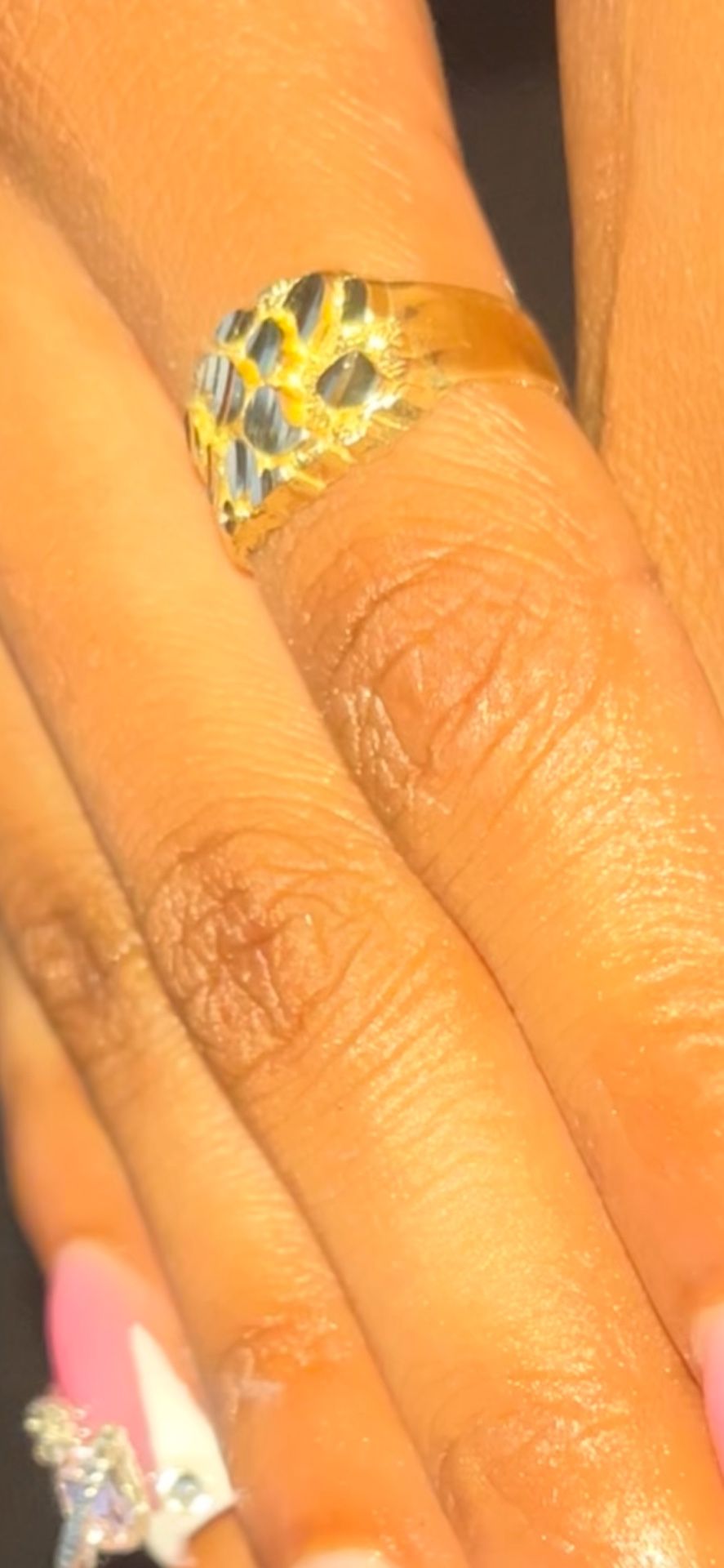 Nugget Ring 14 K Gold