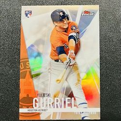 2017 Topps Finest Baseball Yulieski Gurriel Refractor RC Astros