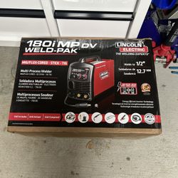 Lincoln Electric 180 Amp Weld-Pak 180i Multi-Process Stick/MIG/Flux-Core/TIG, 120V or 230V Welder