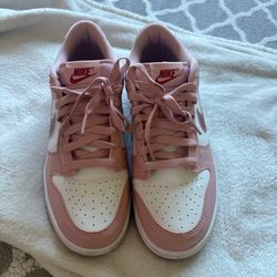 Pink And White Nikes
