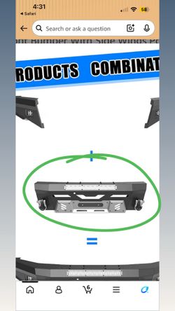 Complete 2024-2025 Tesla cybertruck front bumper