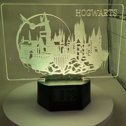 Personalized Custom Hogwarts Light, Night Light 