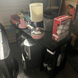 Large Black Desk/Vanity