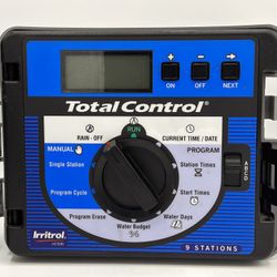 Irritrol Total Control-TC-6IN-B Irrigation System Sprinkler Controller NoAdapter