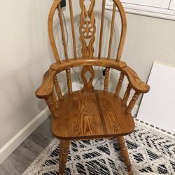 Solid Wood Rocking Chair 