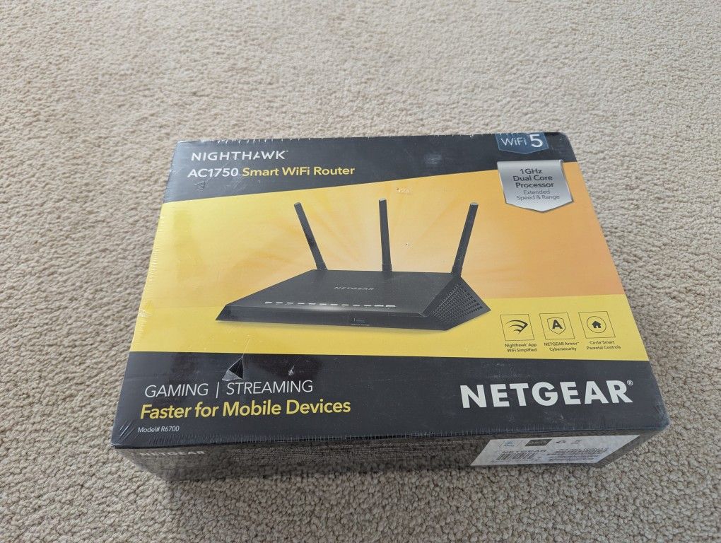 Netgear Nighthawk AC1750
Smart wifi router *NEW*