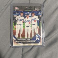 Ohtani Yamamoto Sasaki Tokyo Series Topps Now