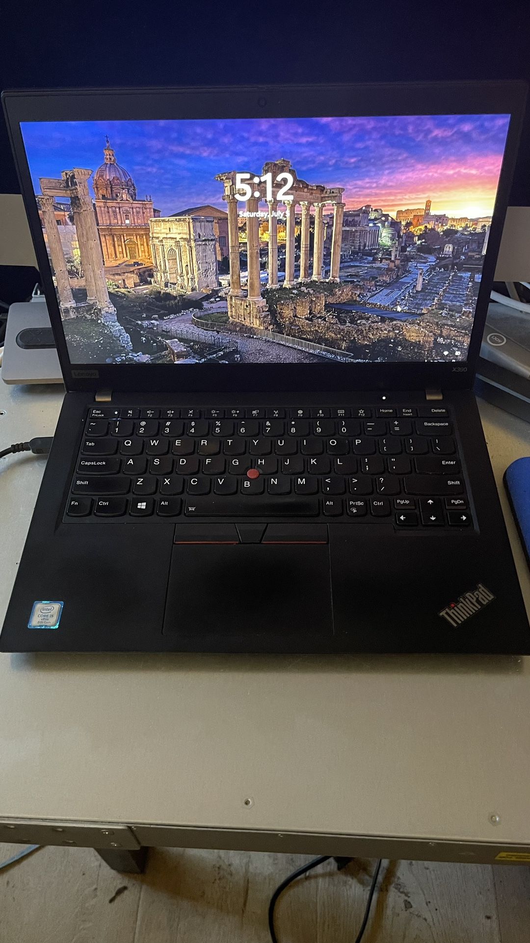 Lenovo x390 i5-8365U vPro 1.6GHz 8th Gen CPU 16GB RAM 256GB NVME Windows 11 Pro