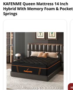 Brand new queen mattress and box spring